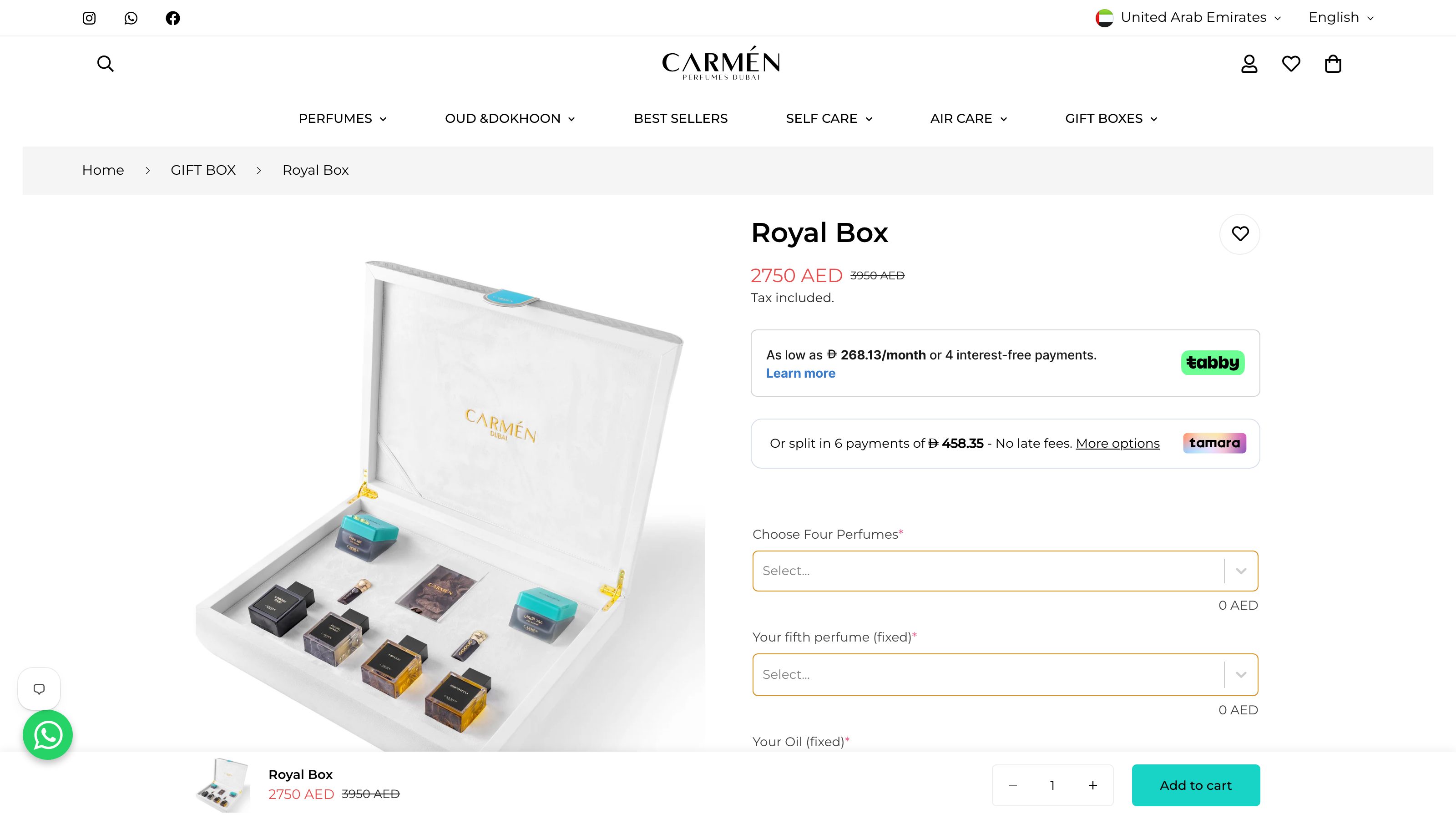 Carmen Perfumes screenshot 4
