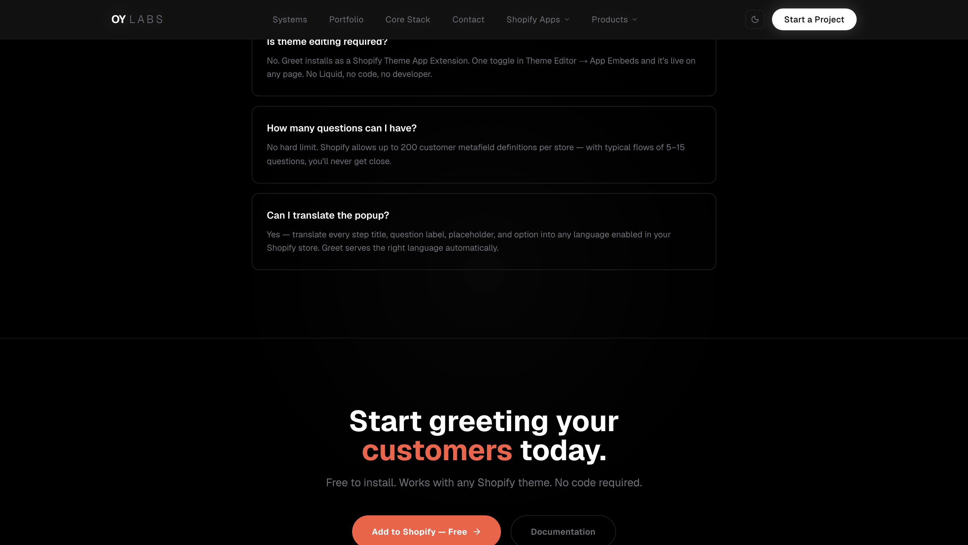Greet — Shopify Onboarding App screenshot 5