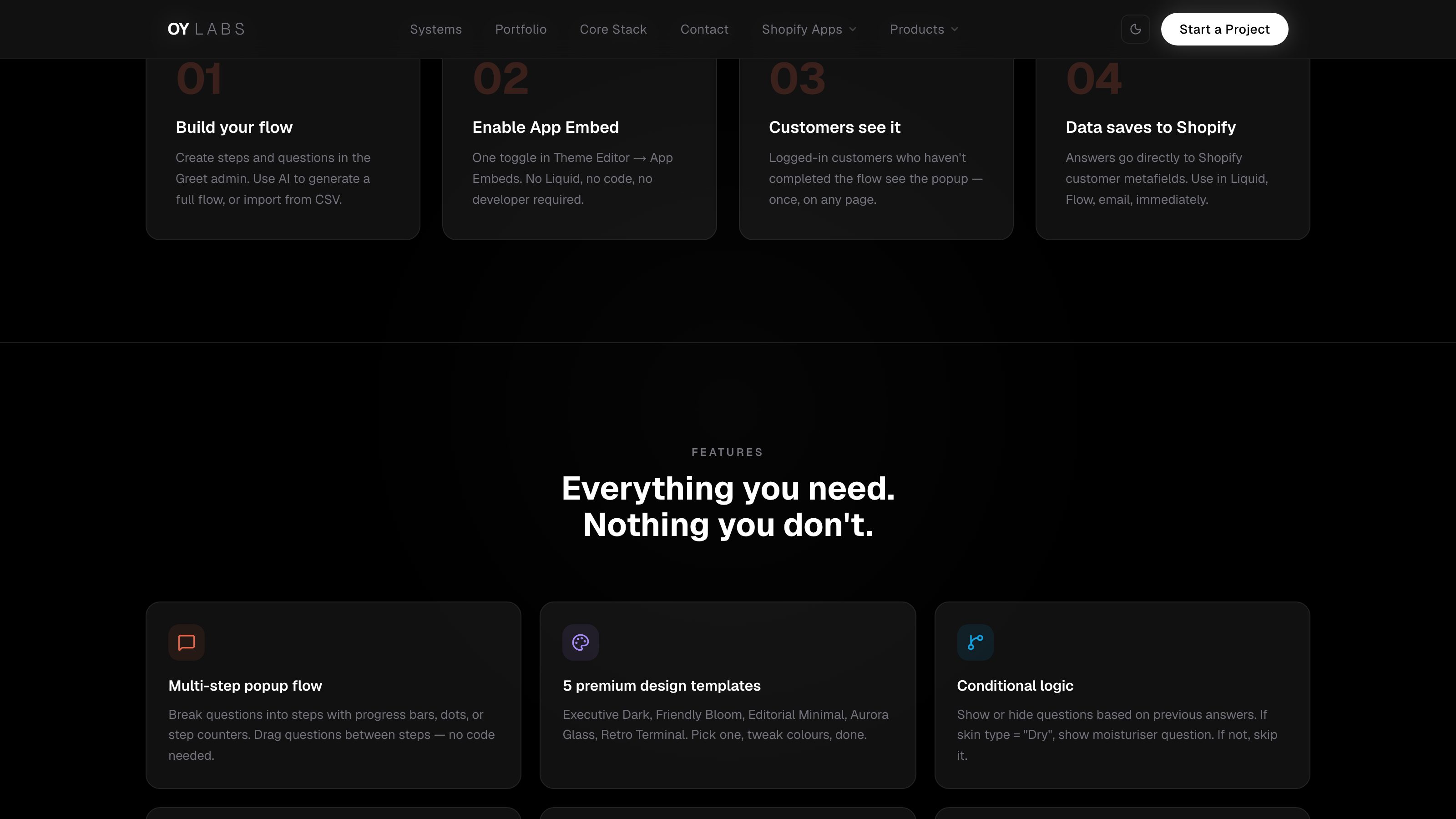 Greet — Shopify Onboarding App screenshot 2