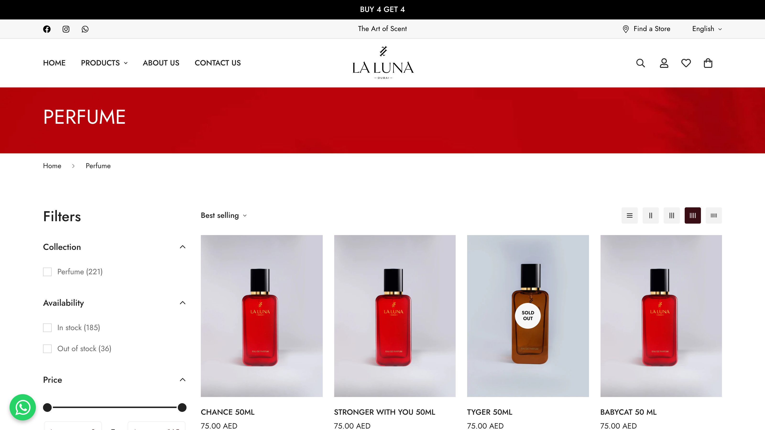 La Luna Perfumes screenshot 3