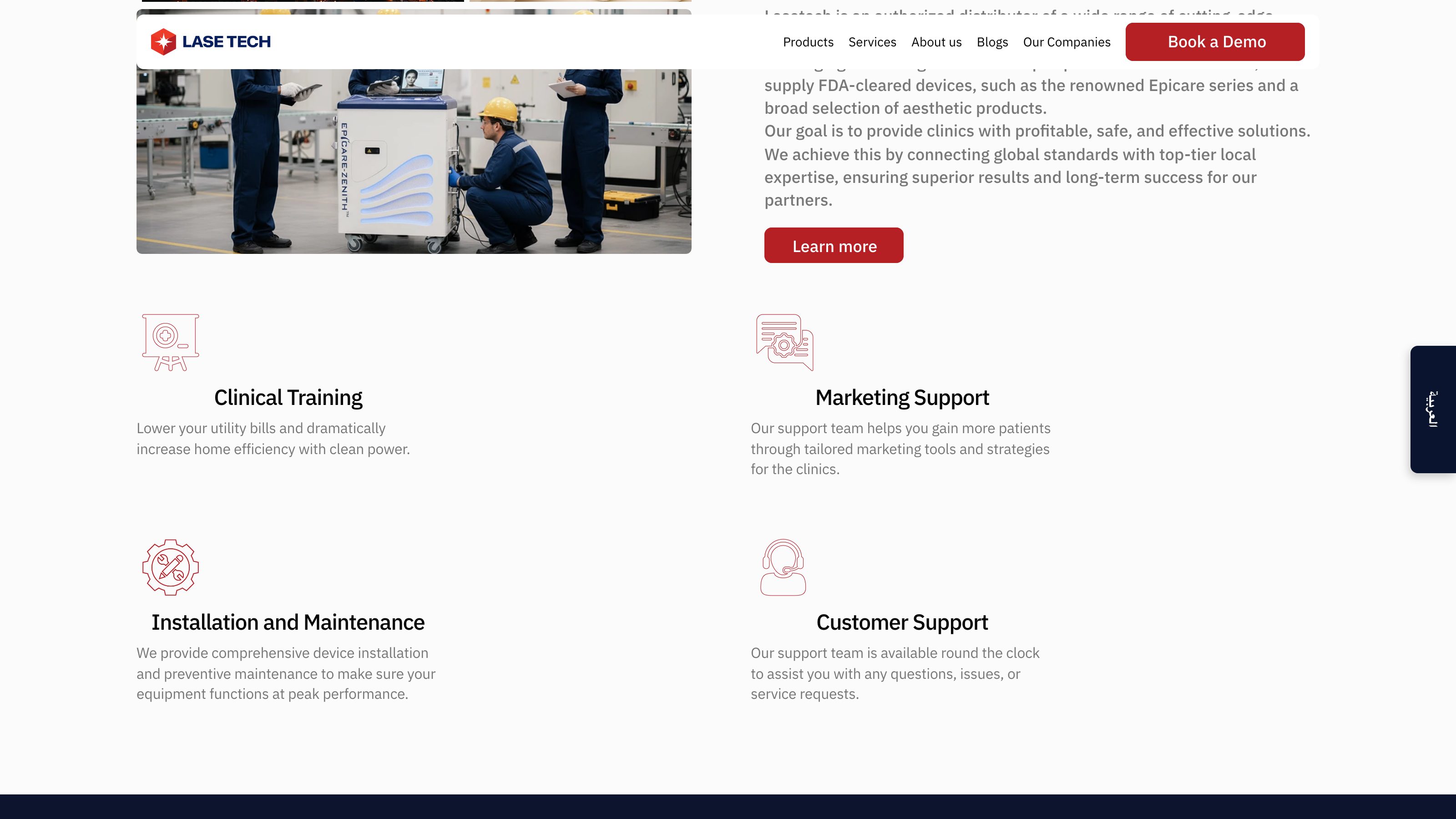 Lase Tech screenshot 2