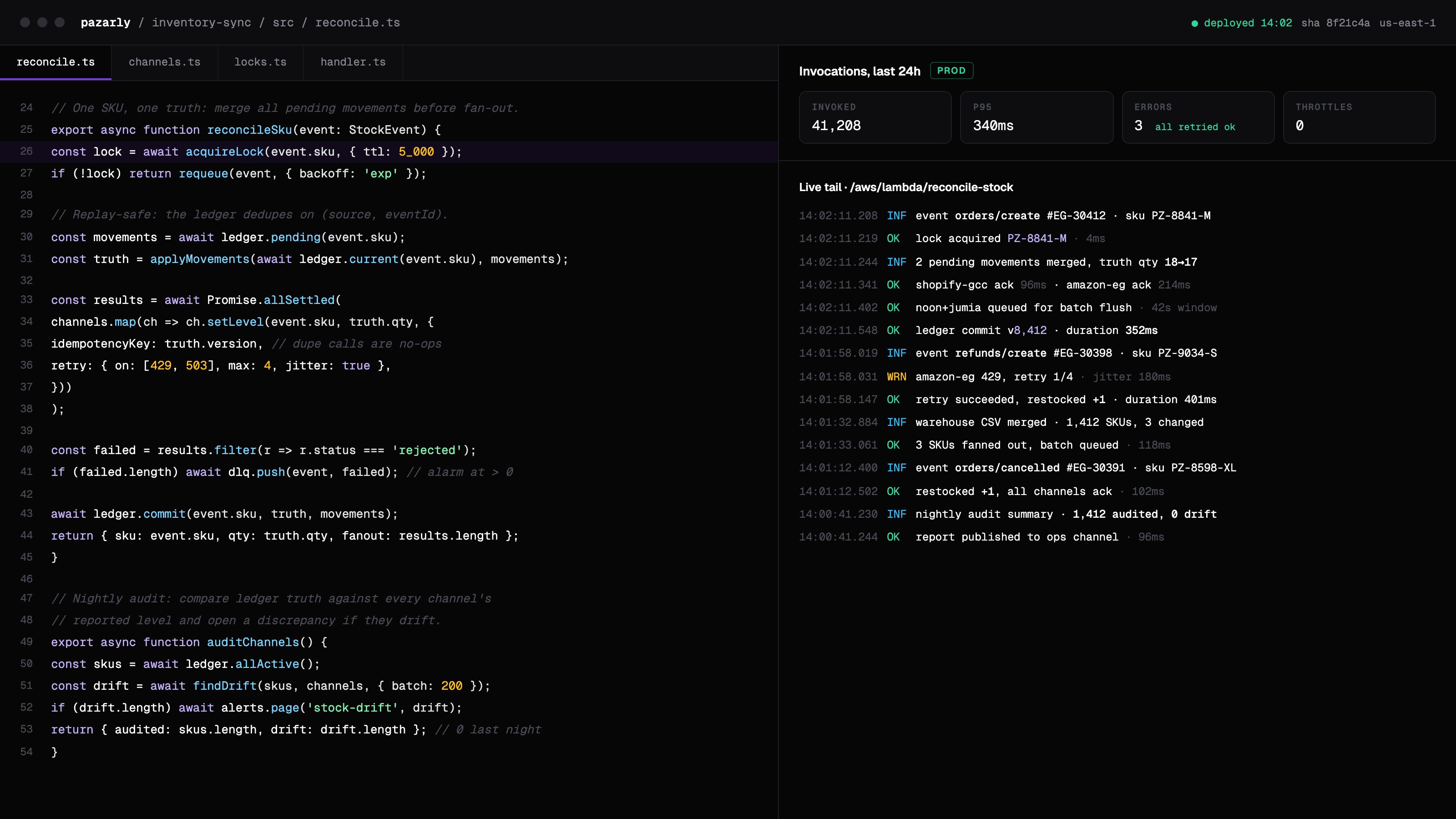 Shopify Real-Time Inventory Sync Engine screenshot 1