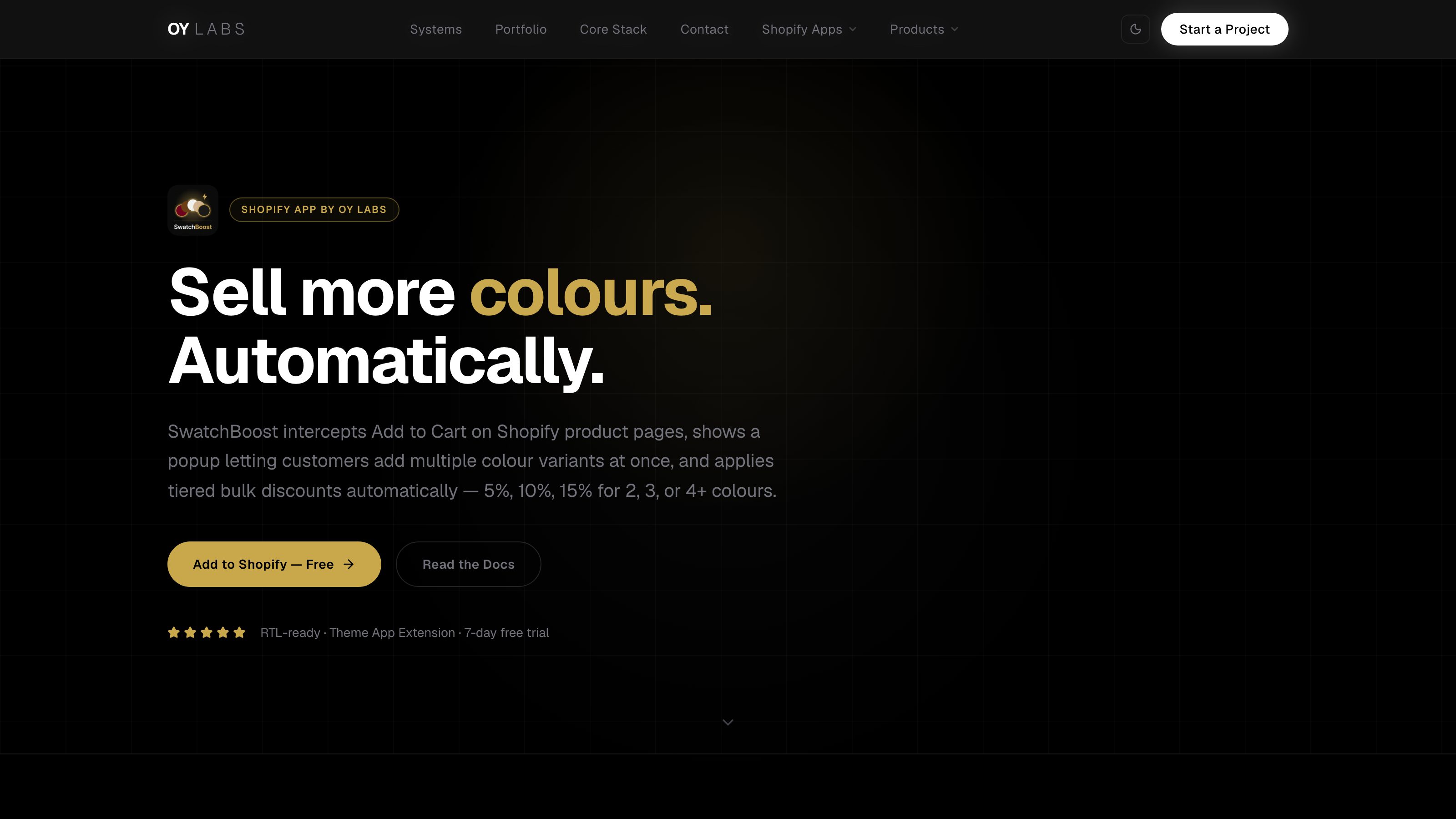 SwatchBoost — Multi-Colour Upsell App